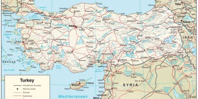 Visualizza la mappa di Turchia