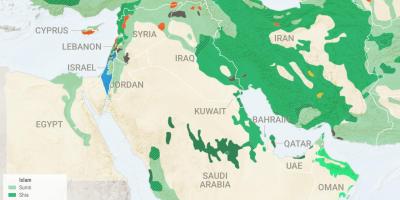 Mappa della Turchia religione