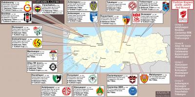  mappa della Turchia stadio